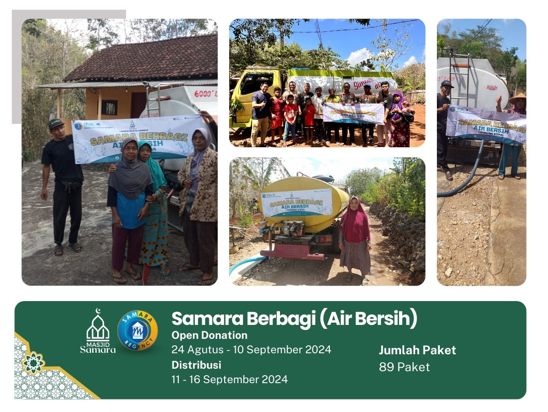 Samara Berbagi Air Bersih 2024