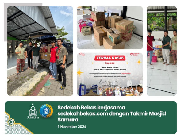 Kegiatan Sedekah Bekas Masjid Samara