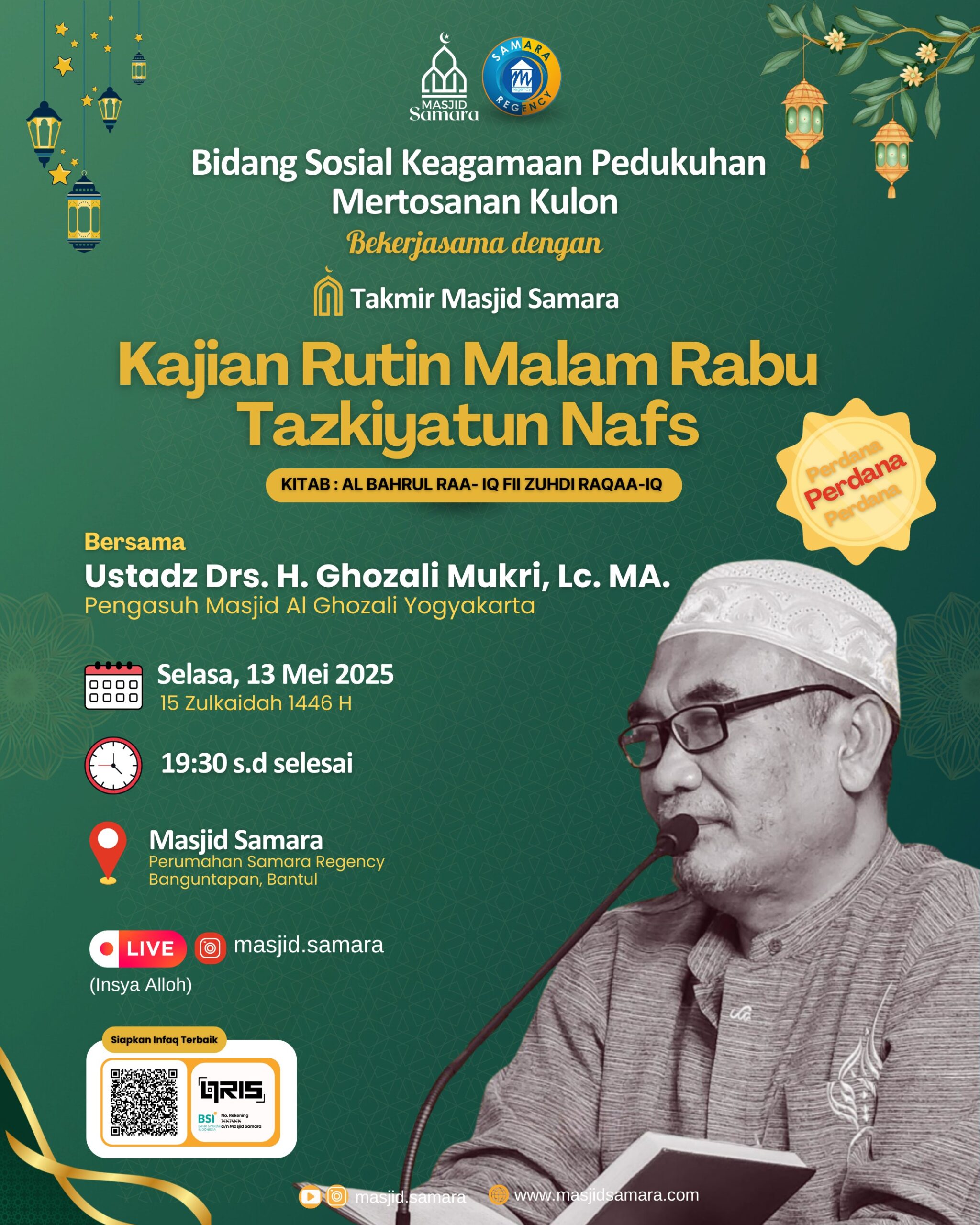 Kajian Rutin Malam Rabu Tazkiyatun Nafs