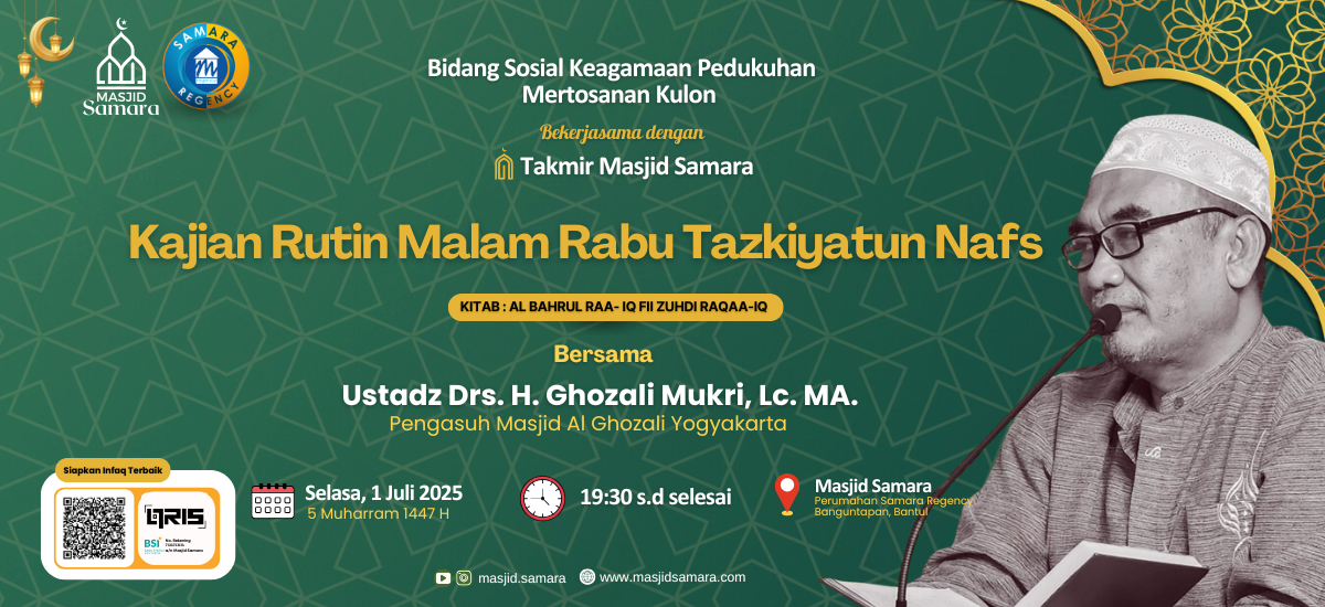 Kajian Rutin Malam Rabu – Tazkiyatun Nafs