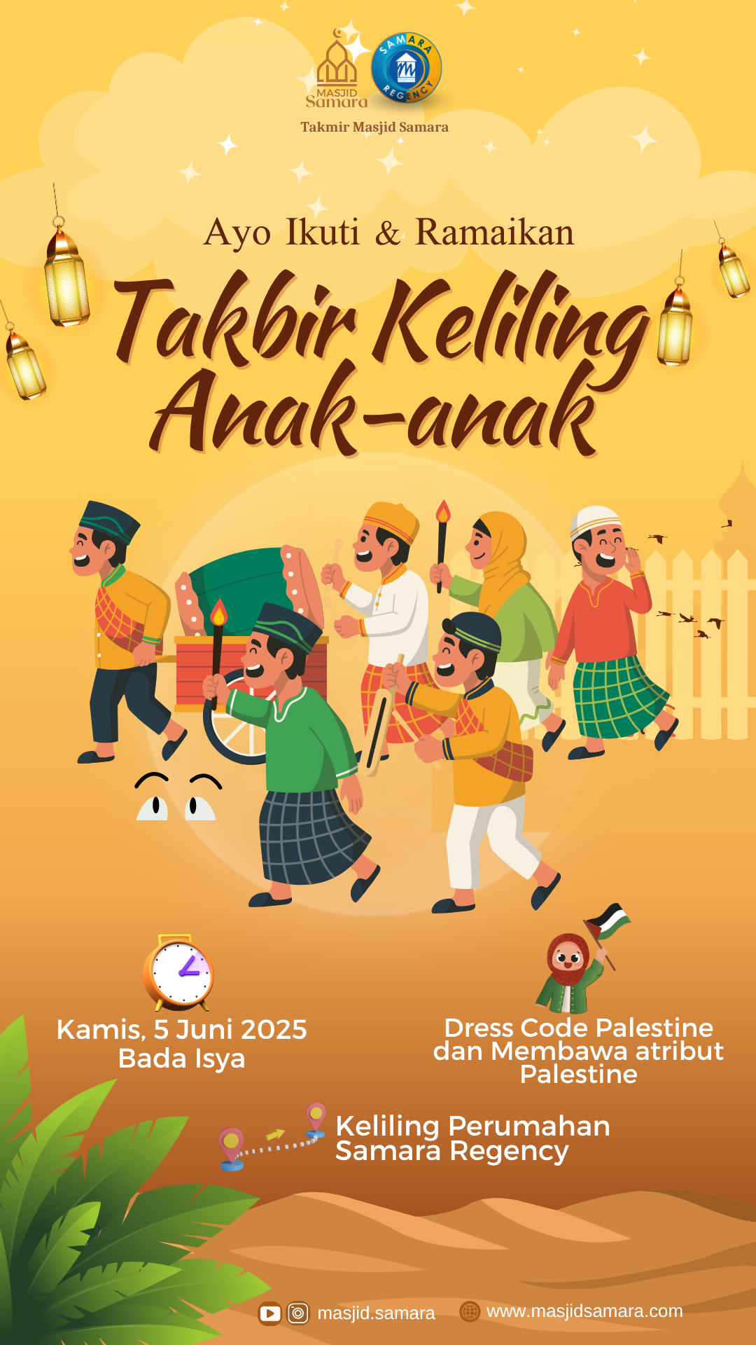 Takbir Keliling Anak-Anak Samara