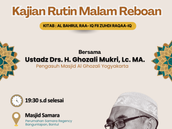 Kajian Malam Reboan “Tazkiyatun Nafs”